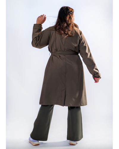 Trench parka long